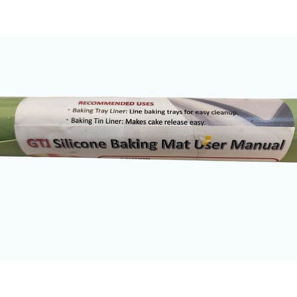 GTJ Silicone Baking Mat Roll Non-Stick Green Oven Microwave & Freezer Safe, 12 f - Picture 4 of 6